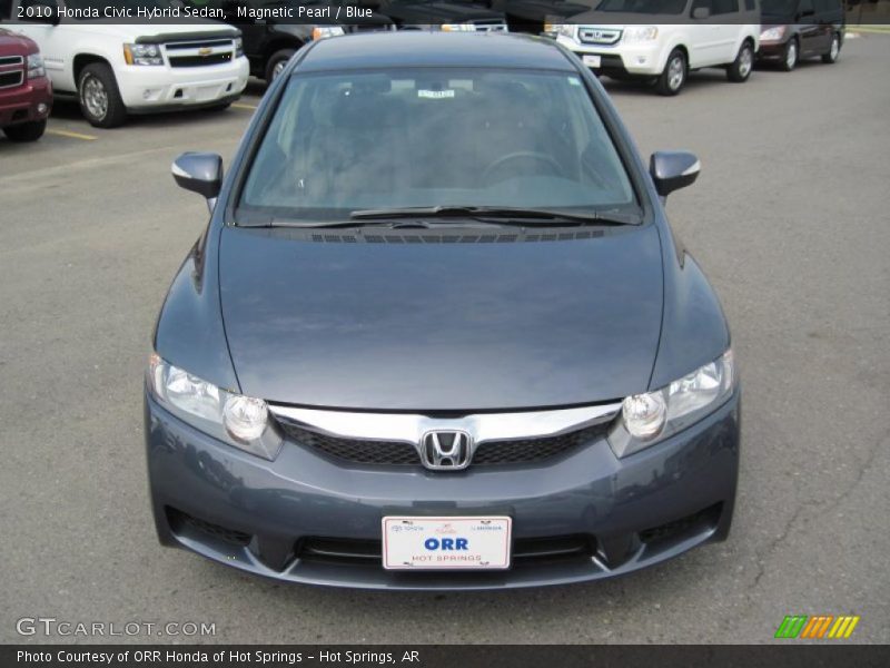 Magnetic Pearl / Blue 2010 Honda Civic Hybrid Sedan