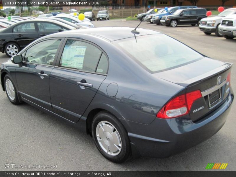 Magnetic Pearl / Blue 2010 Honda Civic Hybrid Sedan
