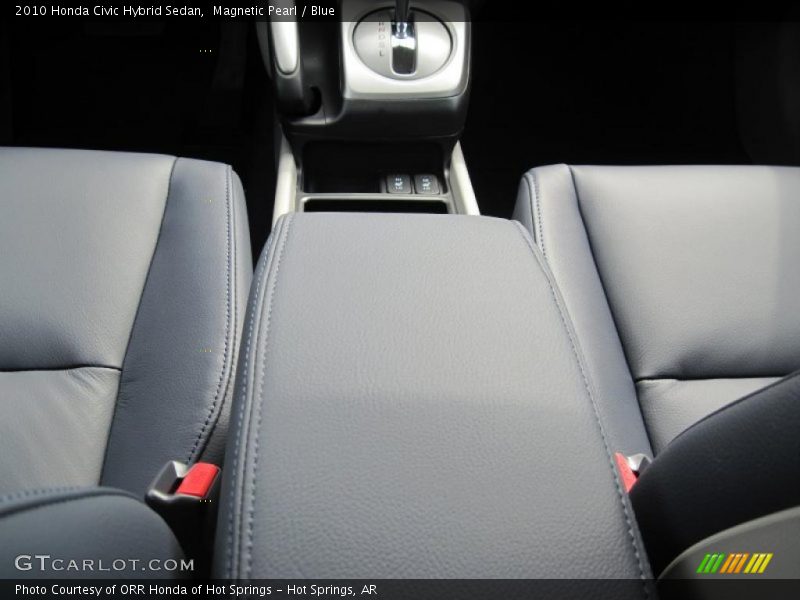 Magnetic Pearl / Blue 2010 Honda Civic Hybrid Sedan