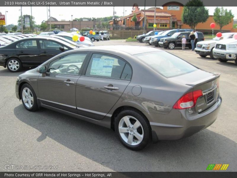 Urban Titanium Metallic / Black 2010 Honda Civic LX-S Sedan