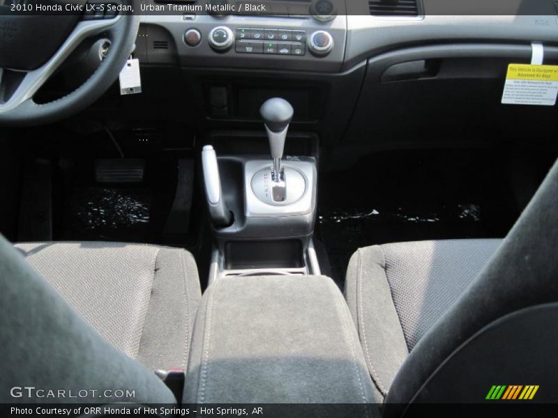 Urban Titanium Metallic / Black 2010 Honda Civic LX-S Sedan