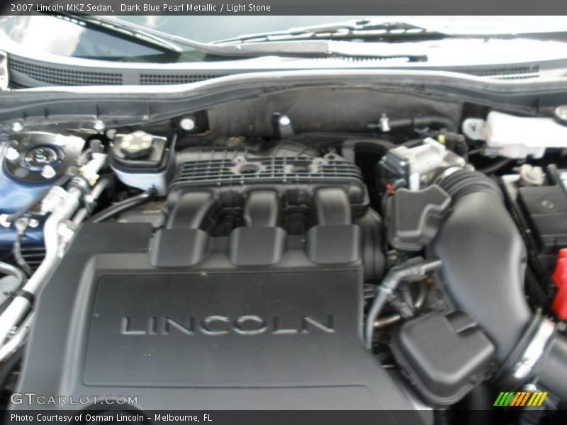Dark Blue Pearl Metallic / Light Stone 2007 Lincoln MKZ Sedan