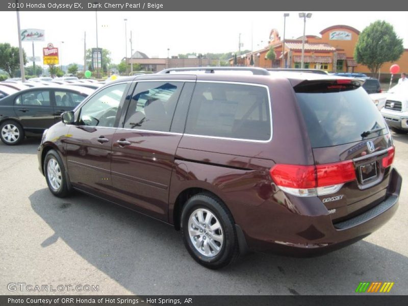 Dark Cherry Pearl / Beige 2010 Honda Odyssey EX