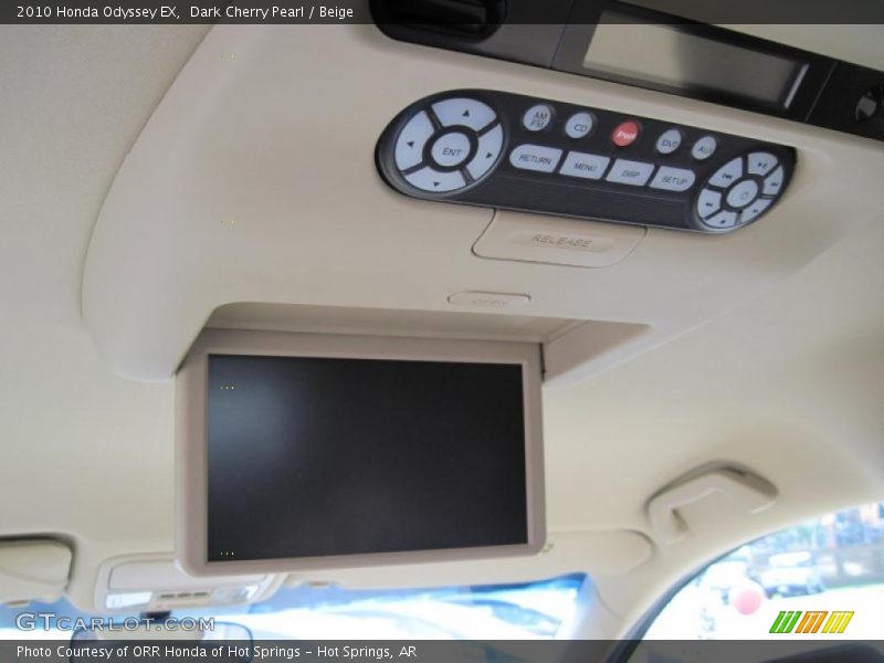 Dark Cherry Pearl / Beige 2010 Honda Odyssey EX