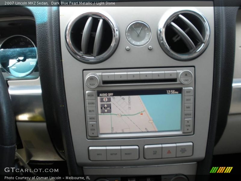 Dark Blue Pearl Metallic / Light Stone 2007 Lincoln MKZ Sedan