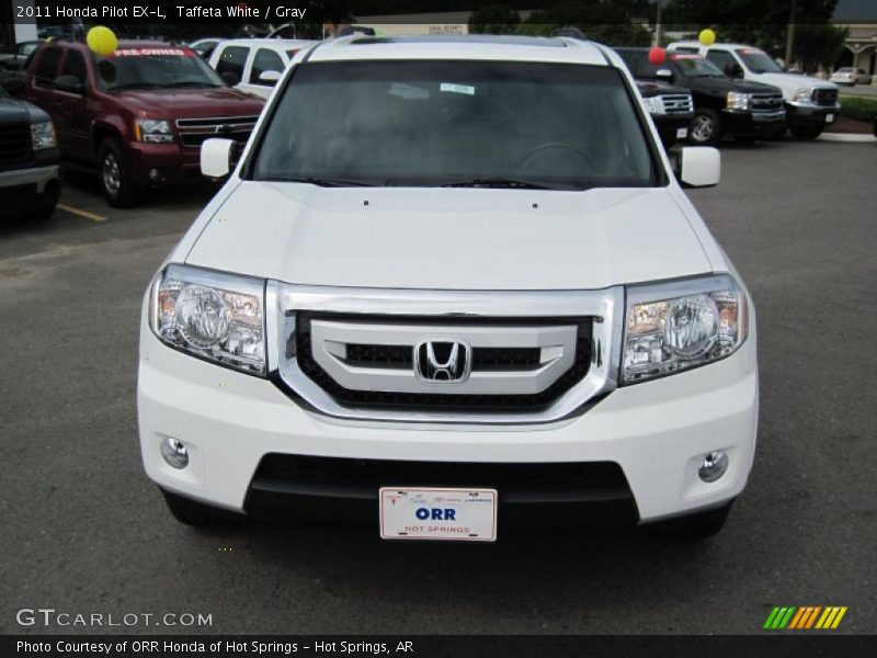 Taffeta White / Gray 2011 Honda Pilot EX-L