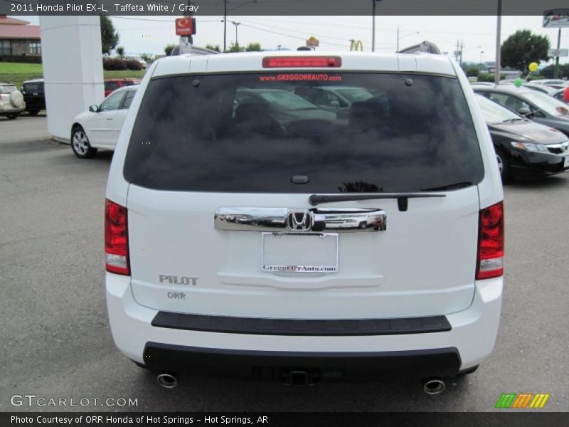 Taffeta White / Gray 2011 Honda Pilot EX-L