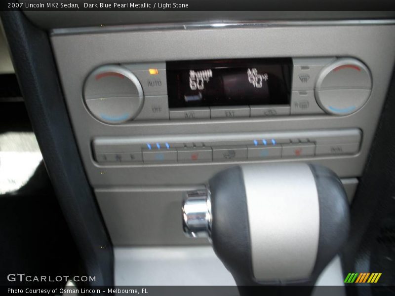 Dark Blue Pearl Metallic / Light Stone 2007 Lincoln MKZ Sedan