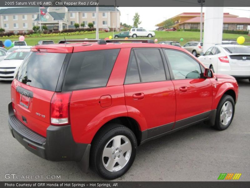 Chili Pepper Red / Gray 2005 Saturn VUE V6 AWD