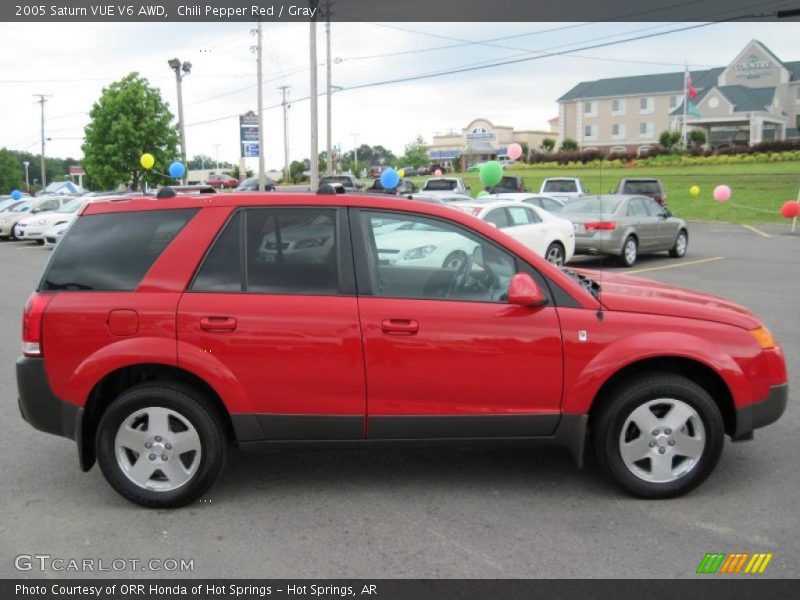 Chili Pepper Red / Gray 2005 Saturn VUE V6 AWD