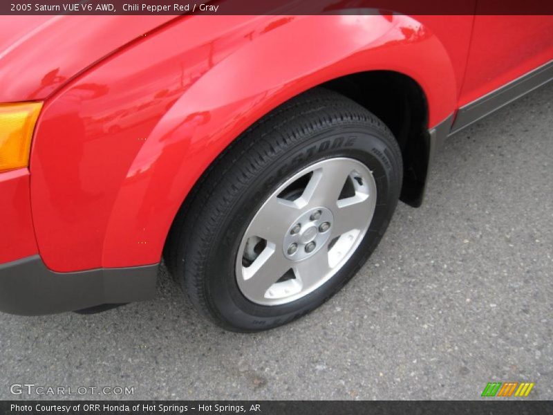 Chili Pepper Red / Gray 2005 Saturn VUE V6 AWD