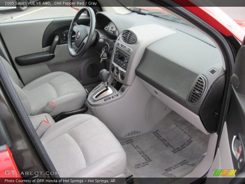 Chili Pepper Red / Gray 2005 Saturn VUE V6 AWD