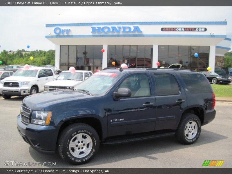 Dark Blue Metallic / Light Cashmere/Ebony 2008 Chevrolet Tahoe LS
