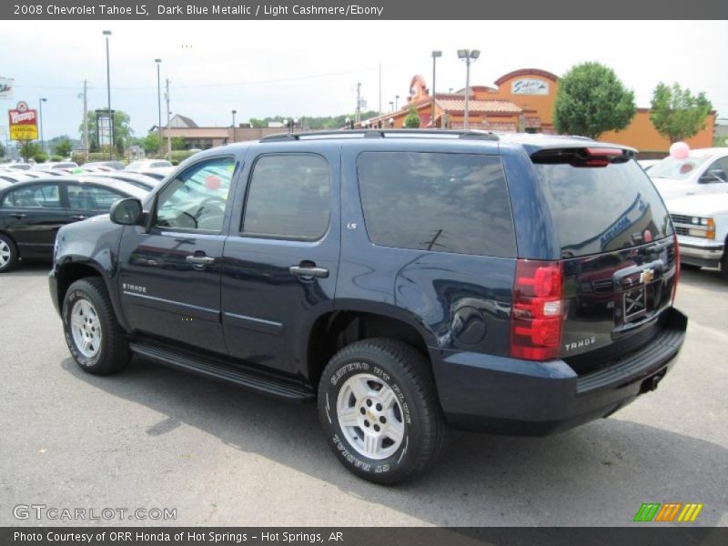 Dark Blue Metallic / Light Cashmere/Ebony 2008 Chevrolet Tahoe LS