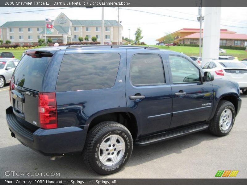 Dark Blue Metallic / Light Cashmere/Ebony 2008 Chevrolet Tahoe LS