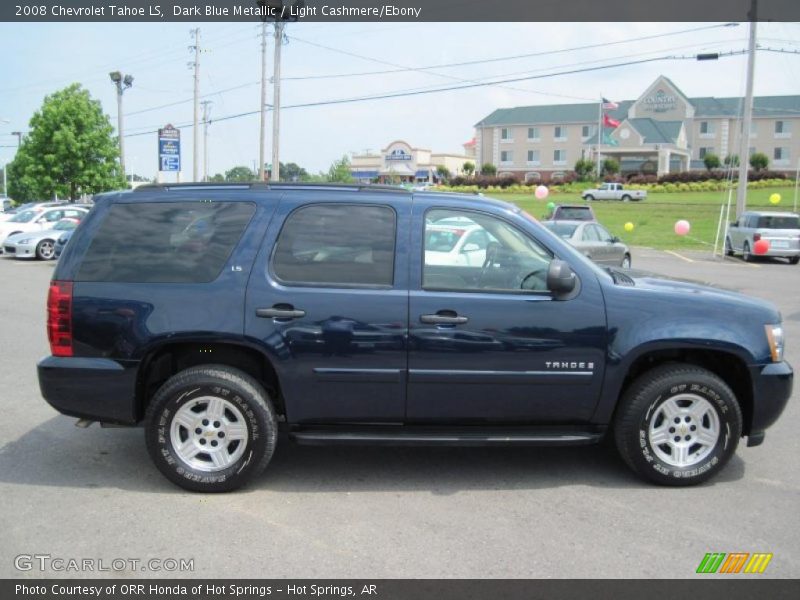 Dark Blue Metallic / Light Cashmere/Ebony 2008 Chevrolet Tahoe LS