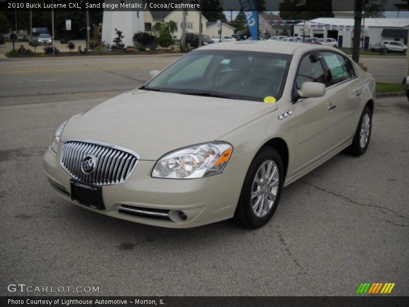 Sand Beige Metallic / Cocoa/Cashmere 2010 Buick Lucerne CXL