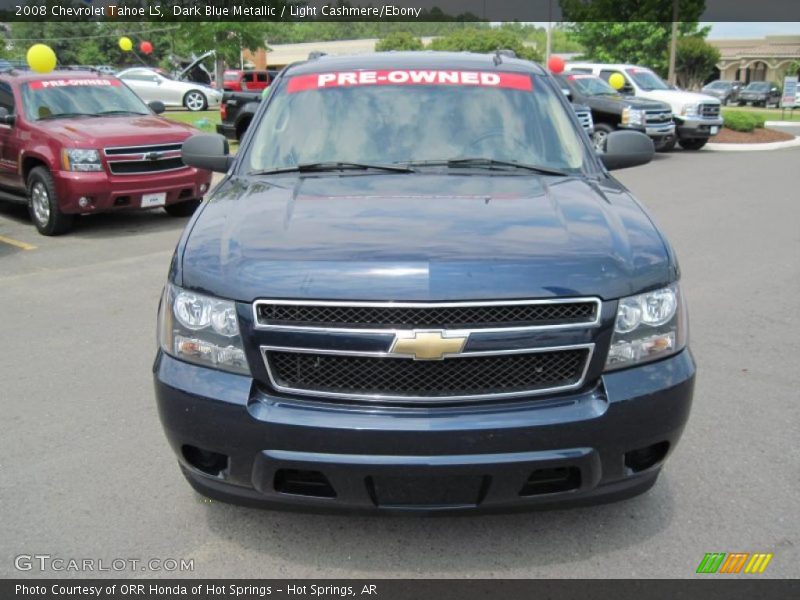 Dark Blue Metallic / Light Cashmere/Ebony 2008 Chevrolet Tahoe LS