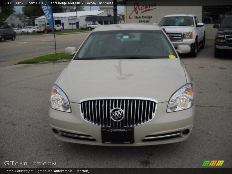 Sand Beige Metallic / Cocoa/Cashmere 2010 Buick Lucerne CXL