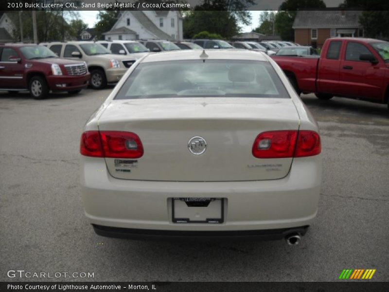 Sand Beige Metallic / Cocoa/Cashmere 2010 Buick Lucerne CXL