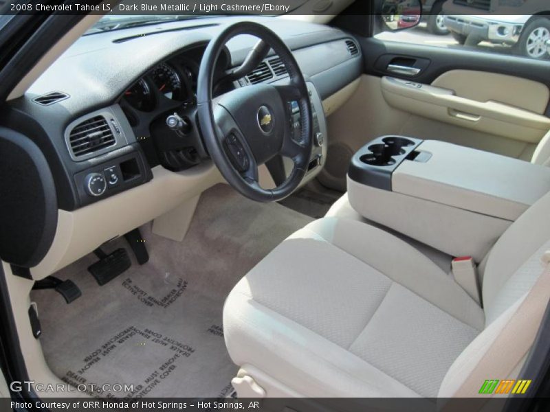 Dark Blue Metallic / Light Cashmere/Ebony 2008 Chevrolet Tahoe LS
