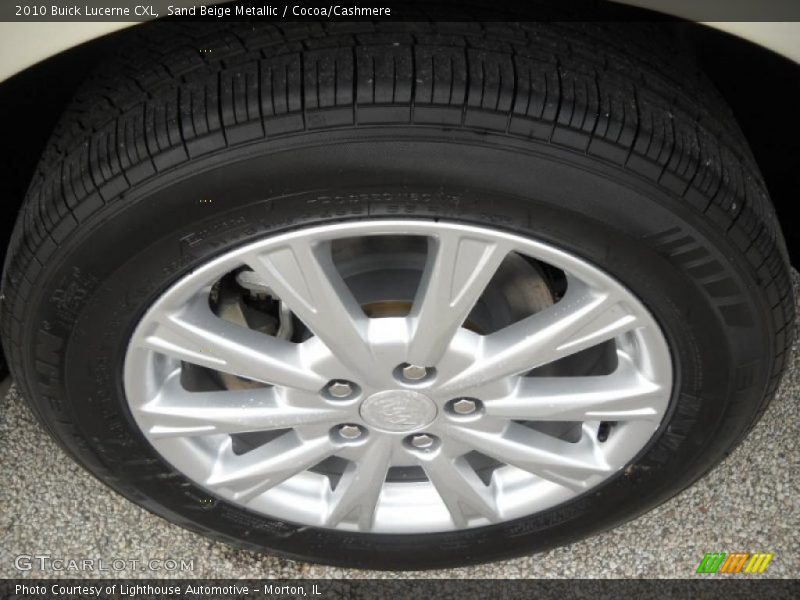 Sand Beige Metallic / Cocoa/Cashmere 2010 Buick Lucerne CXL