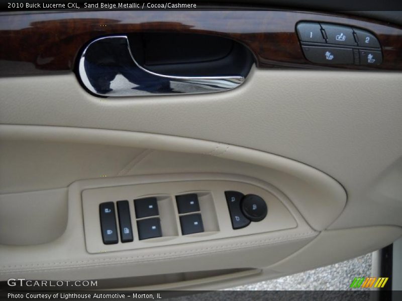 Sand Beige Metallic / Cocoa/Cashmere 2010 Buick Lucerne CXL