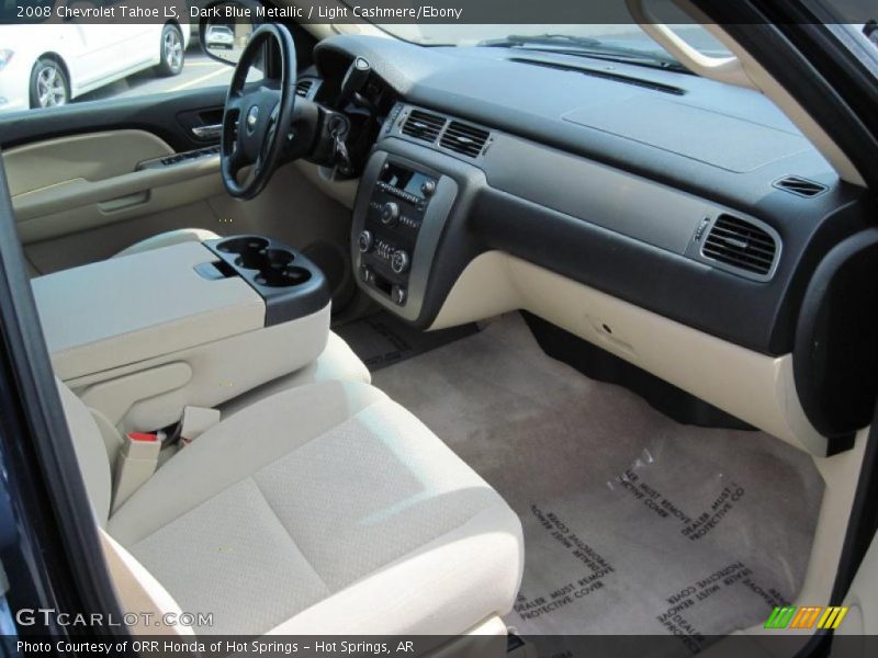 Dark Blue Metallic / Light Cashmere/Ebony 2008 Chevrolet Tahoe LS