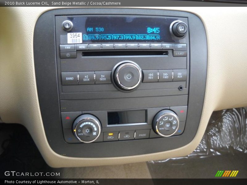 Sand Beige Metallic / Cocoa/Cashmere 2010 Buick Lucerne CXL