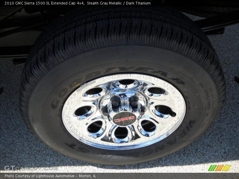 Stealth Gray Metallic / Dark Titanium 2010 GMC Sierra 1500 SL Extended Cab 4x4