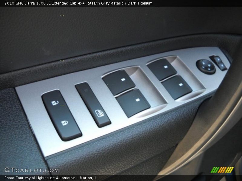 Stealth Gray Metallic / Dark Titanium 2010 GMC Sierra 1500 SL Extended Cab 4x4