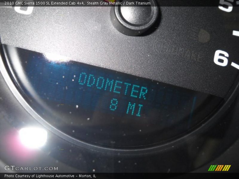 Stealth Gray Metallic / Dark Titanium 2010 GMC Sierra 1500 SL Extended Cab 4x4