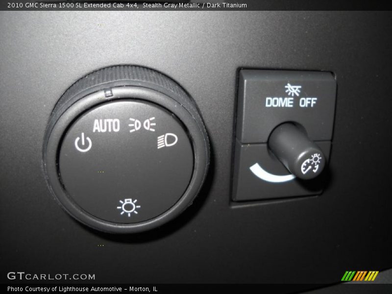 Stealth Gray Metallic / Dark Titanium 2010 GMC Sierra 1500 SL Extended Cab 4x4