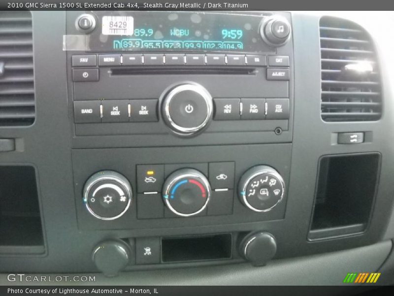 Stealth Gray Metallic / Dark Titanium 2010 GMC Sierra 1500 SL Extended Cab 4x4