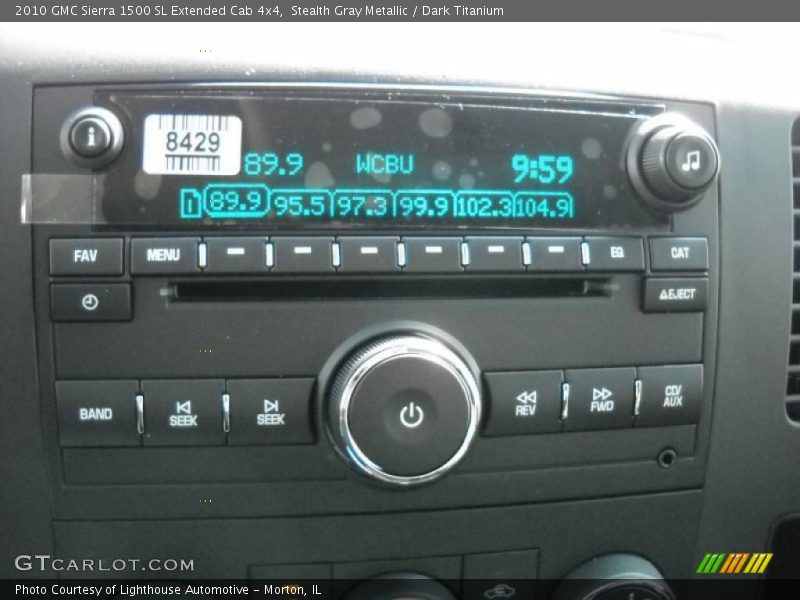 Stealth Gray Metallic / Dark Titanium 2010 GMC Sierra 1500 SL Extended Cab 4x4
