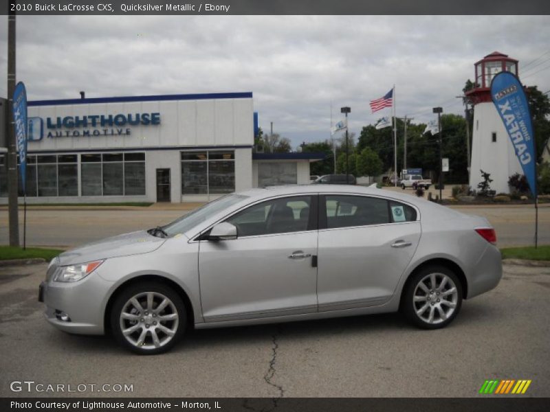 Quicksilver Metallic / Ebony 2010 Buick LaCrosse CXS