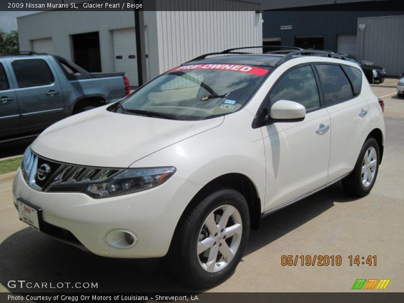 Glacier Pearl / Beige 2009 Nissan Murano SL