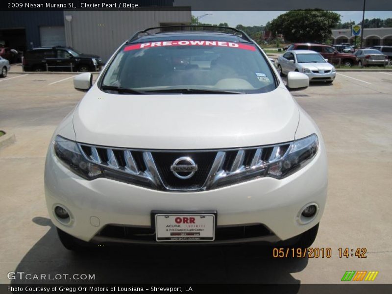 Glacier Pearl / Beige 2009 Nissan Murano SL