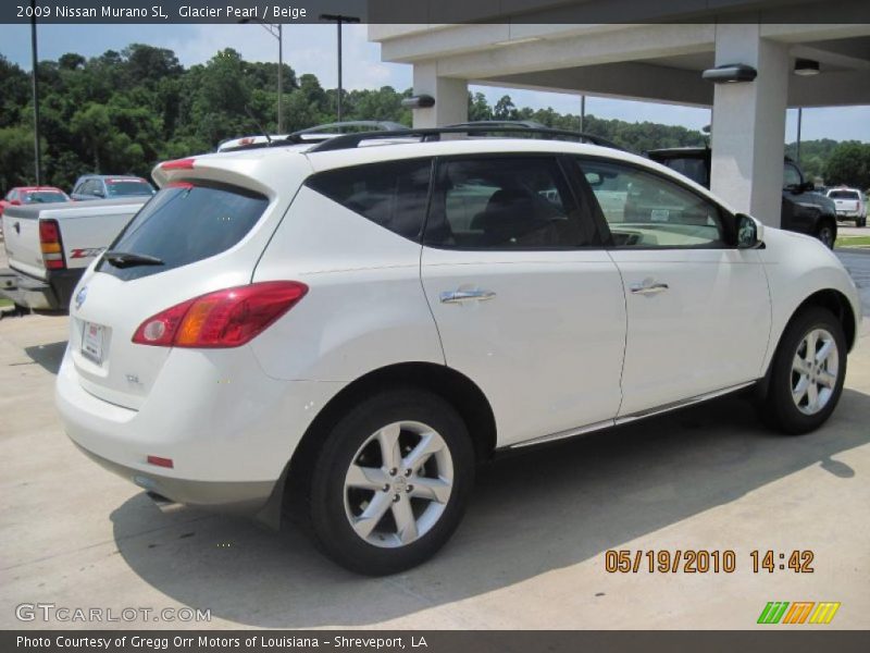 Glacier Pearl / Beige 2009 Nissan Murano SL
