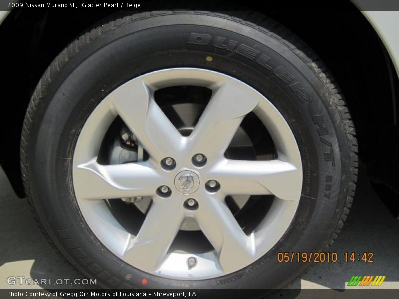 Glacier Pearl / Beige 2009 Nissan Murano SL