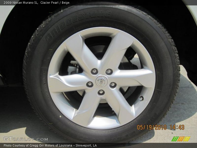 Glacier Pearl / Beige 2009 Nissan Murano SL