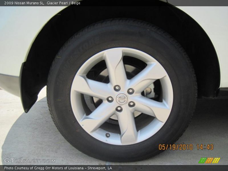 Glacier Pearl / Beige 2009 Nissan Murano SL