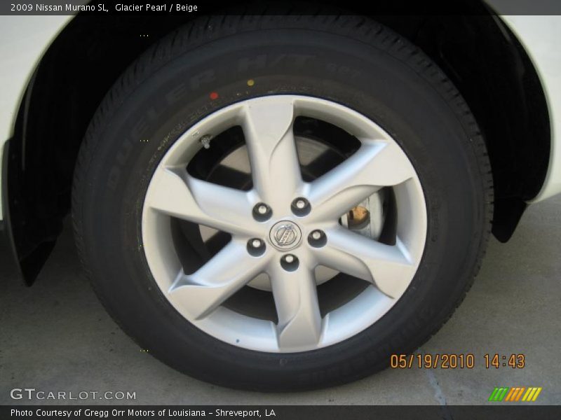 Glacier Pearl / Beige 2009 Nissan Murano SL