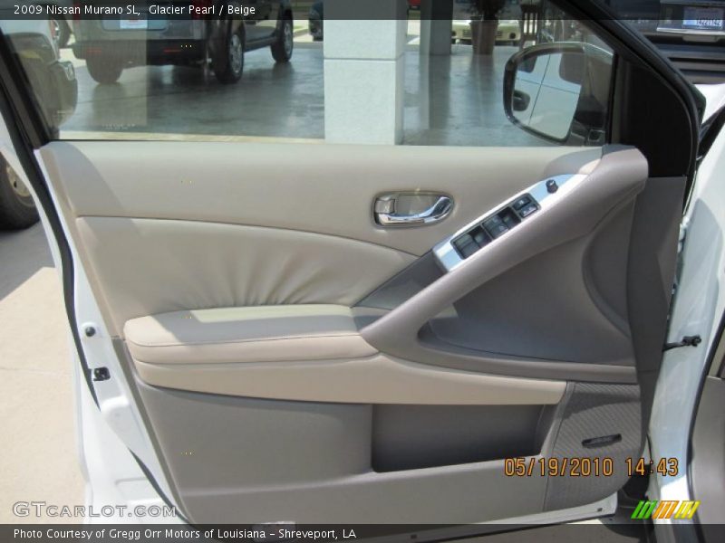 Glacier Pearl / Beige 2009 Nissan Murano SL