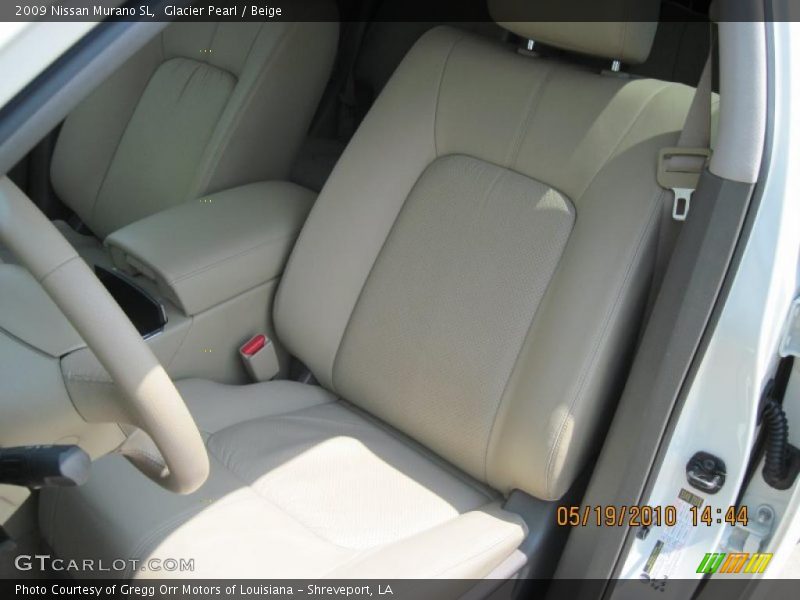 Glacier Pearl / Beige 2009 Nissan Murano SL