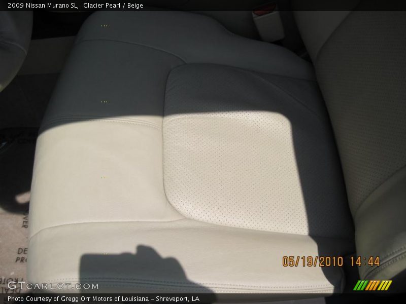 Glacier Pearl / Beige 2009 Nissan Murano SL