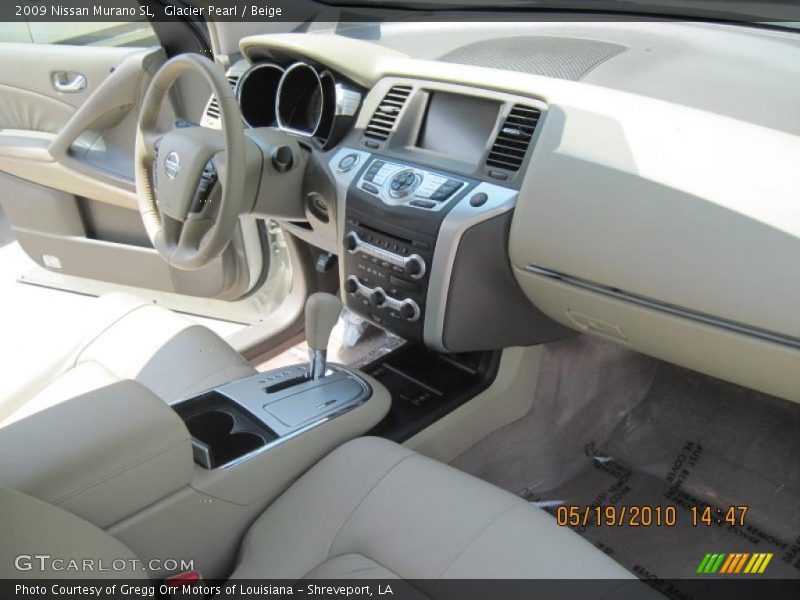 Glacier Pearl / Beige 2009 Nissan Murano SL