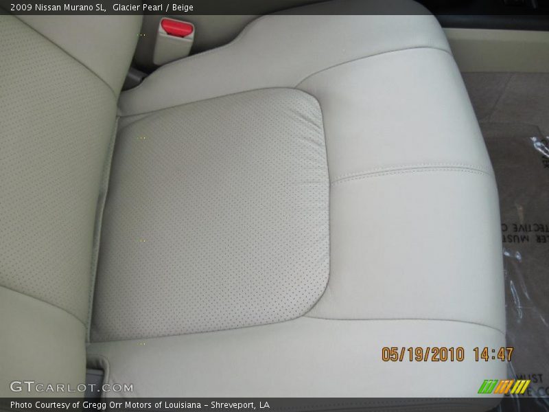 Glacier Pearl / Beige 2009 Nissan Murano SL
