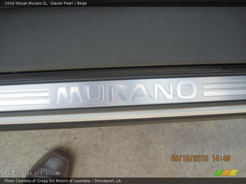 Glacier Pearl / Beige 2009 Nissan Murano SL