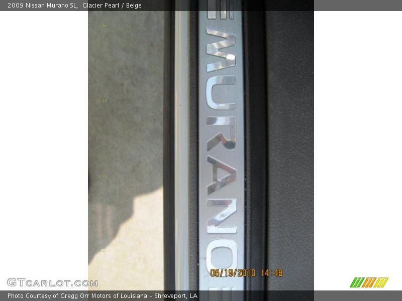 Glacier Pearl / Beige 2009 Nissan Murano SL